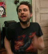 Pumped Charlie Day Ecstatic GIF