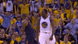 Pumped Draymond Green High Five GIF