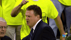 Pumped NBA Coach Bill Self GIF