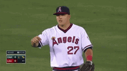 Pumped Up Mike Trout  GIF