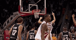 Pumped Up Tracy McGrady Rockets GIF