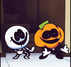 Pumpkin And Hallow Spooky Month Dance GIF
