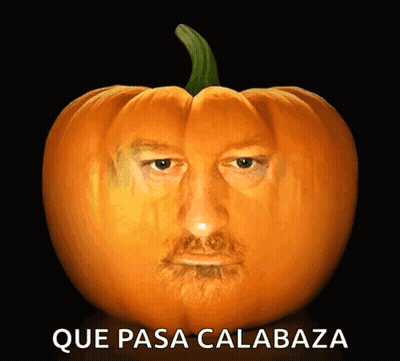 Pumpkin Carved Face Que Pasa Calabaza GIF
