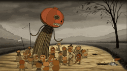 Pumpkin Festival Over The Garden Wall GIF