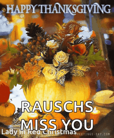 Pumpkin Happy Thanksgiving Rauschs Lady In Red Christmas GIF