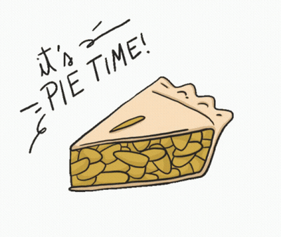 Pumpkin Pie Slice With Whipped Cream GIF