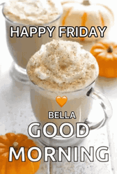 Pumpkin Spice Latte For Happy Friday GIF