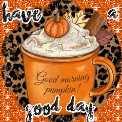 Pumpkin Spice Made Day Good GIF