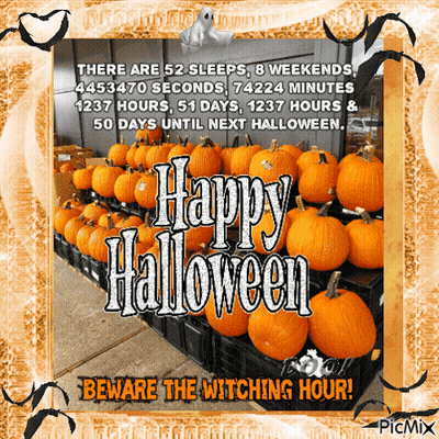 Pumpkins Beware The Witching Hour GIF