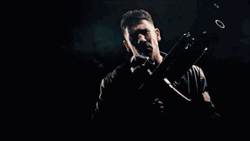 Punisher Frank Castle Holding A Gun GIF