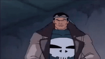 Punisher Holding Knife GIF