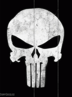 Punisher Skull Logo GIF
