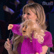 Puppet Copycat Ventriloquist Waving Buenas Tardes GIF