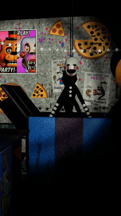 Puppet Dancing And Freddy Fazbear GIF