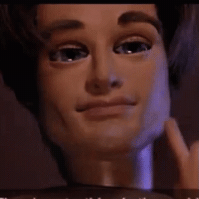 Puppet Face With Hand On Eyebrow GIF