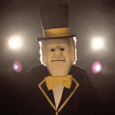 Puppet In Top Hat And Bow Tie GIF