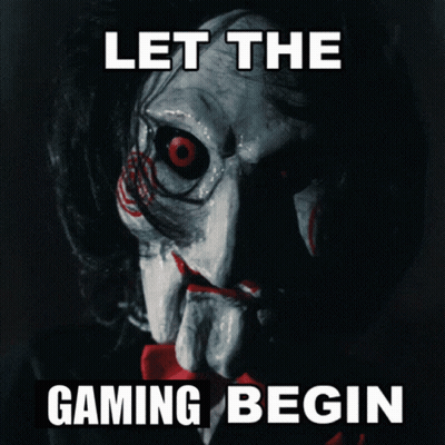 Puppet Saying Let The Gaming Begin GIF