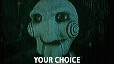 Puppet Saying Your Choice GIF