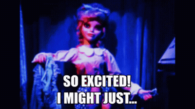 Puppet So Excited I Might Just GIF