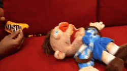 Puppet Suffering From Allergies GIF