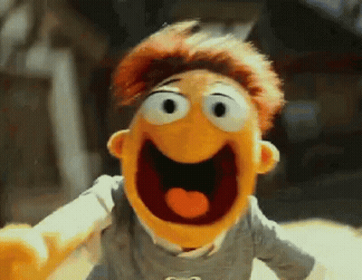 Puppet With Big Smile GIF
