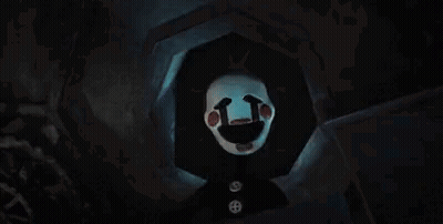 Puppet With Blue Light Coming Out Of Mouth GIF