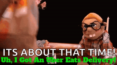 Puppet With Glasses It's About That Time GIF