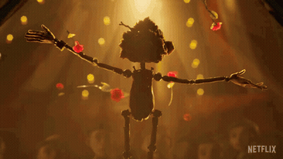 Puppet With Netflix Logo GIF