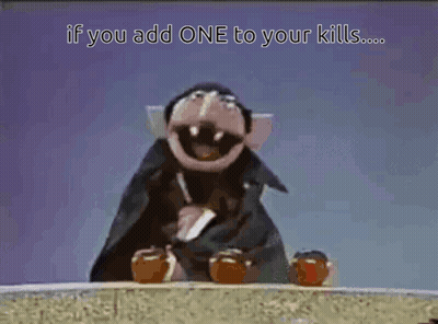 Puppet With Number 3 GIF