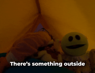 Puppets There's Something Outside GIF