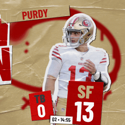 Purdy Football Player Poster GIF