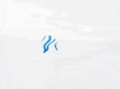 Pure Michigan Logo Blue Outline GIF