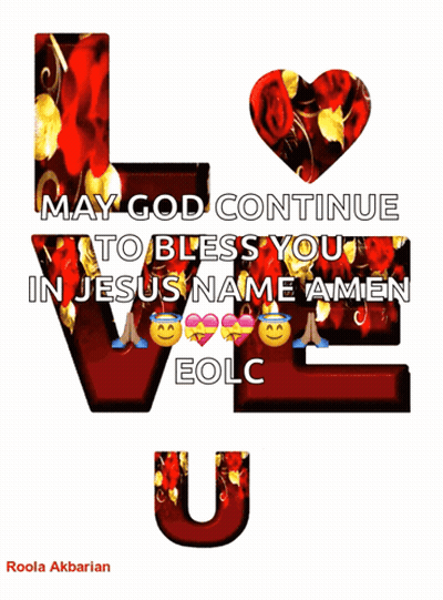 Purple Amen Sign With Flowers GIF