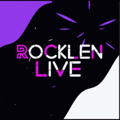 Purple And Black Background Rocklen Live GIF