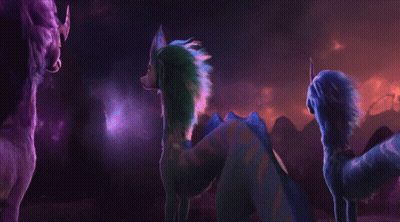 Purple And Blue Animal GIF