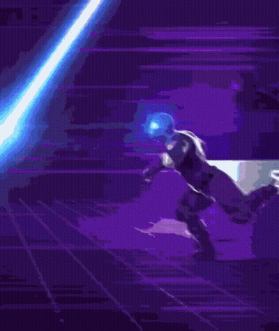 Purple And Blue Background With Dots GIF