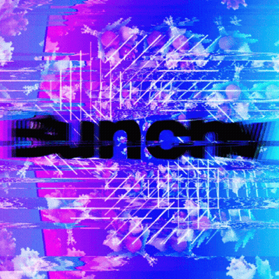 Purple And Blue Background With Word Syncy GIF