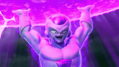 Purple And Blue Cartoon Character Arms Outstretched GIF