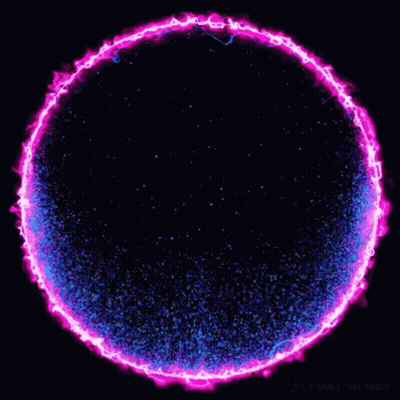 Purple And Blue Circle Lemat Works GIF