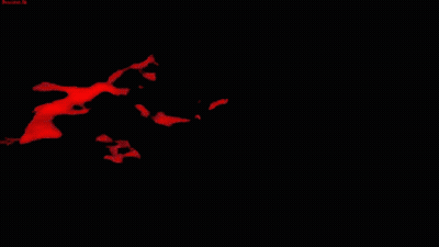 Purple And Blue Flames On Black GIF