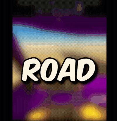 Purple And Blue Road Background GIF