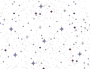 Purple And Blue Stars Sticker