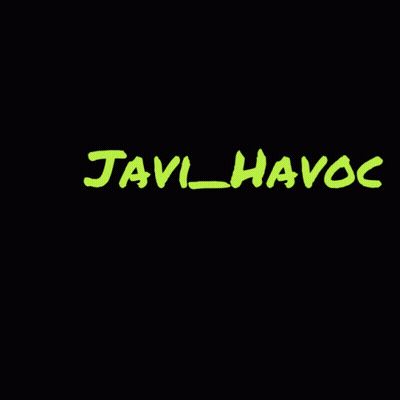Purple And Green Javi Havoc Logo GIF