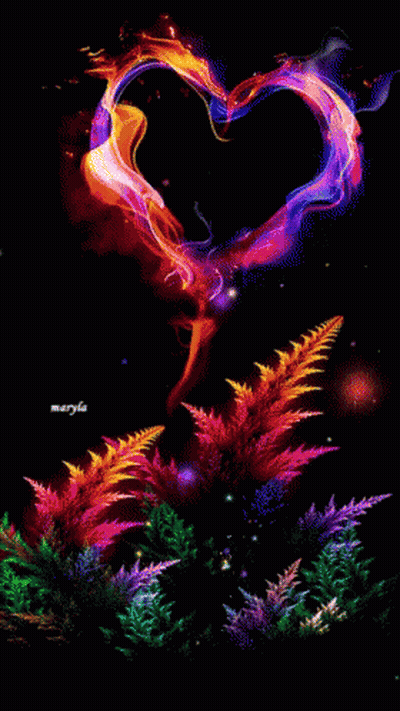 Purple And Orange Flame GIF