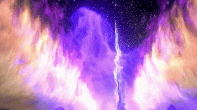 Purple And Orange Galaxy GIF