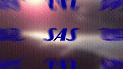 Purple And Pink Background With SAS Logo GIF