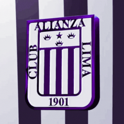 Purple And White Alianza Lima Logo 1901 GIF