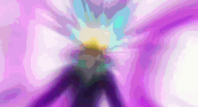 Purple And White Background With Yellow Light GIF