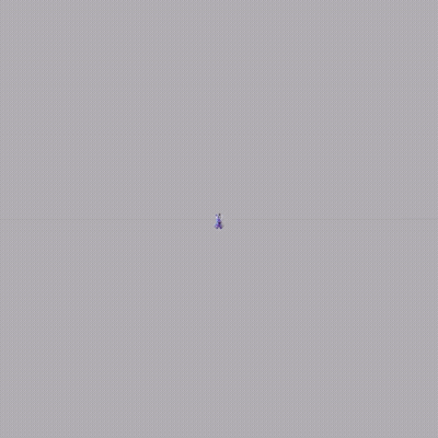 Purple And White Cartoon With Blue Eyes Sticking Out Tongue GIF