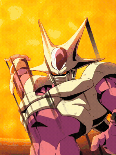 Purple And White Monster On Yellow Background GIF